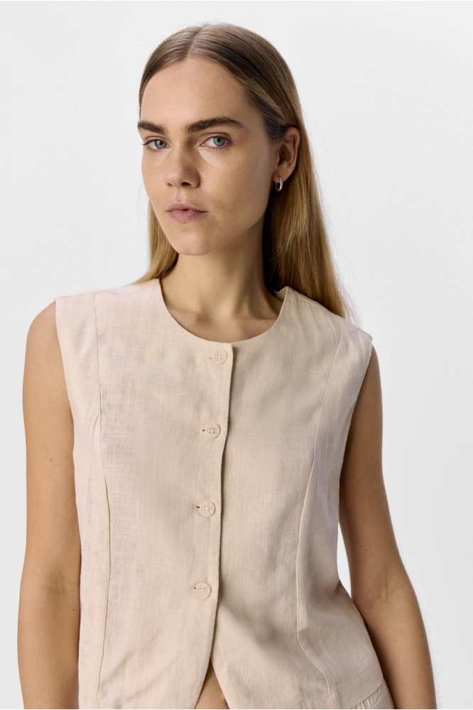 OBJAYA S/L RE VEST 138 23046343 SANDSHELL